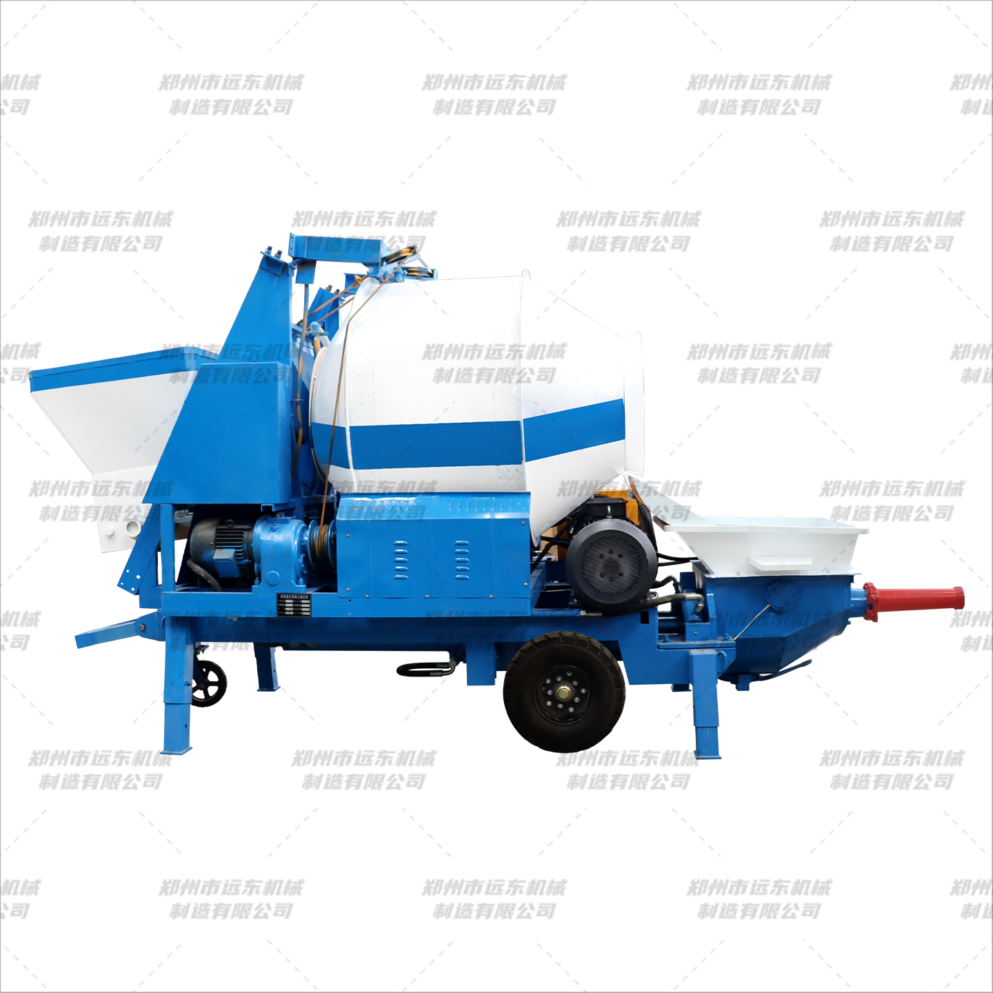 混凝土攪拌輸送一體機(jī)(圖3) 混凝土攪拌輸送一體機(jī)(圖3)